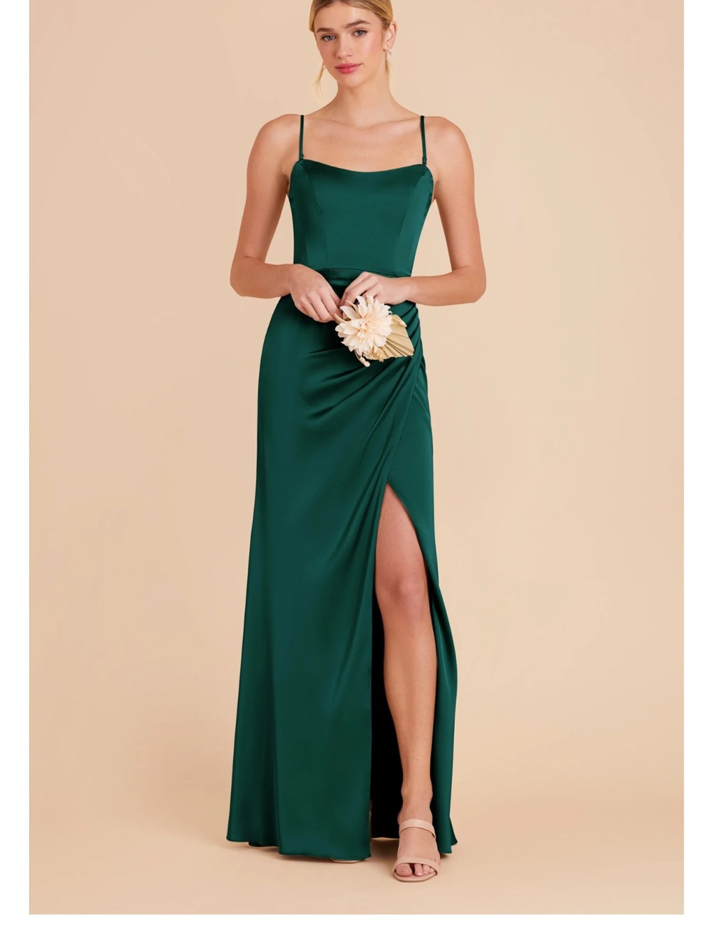 Anne Dress from Birdy Grey in 
Matte Satin in Emerald